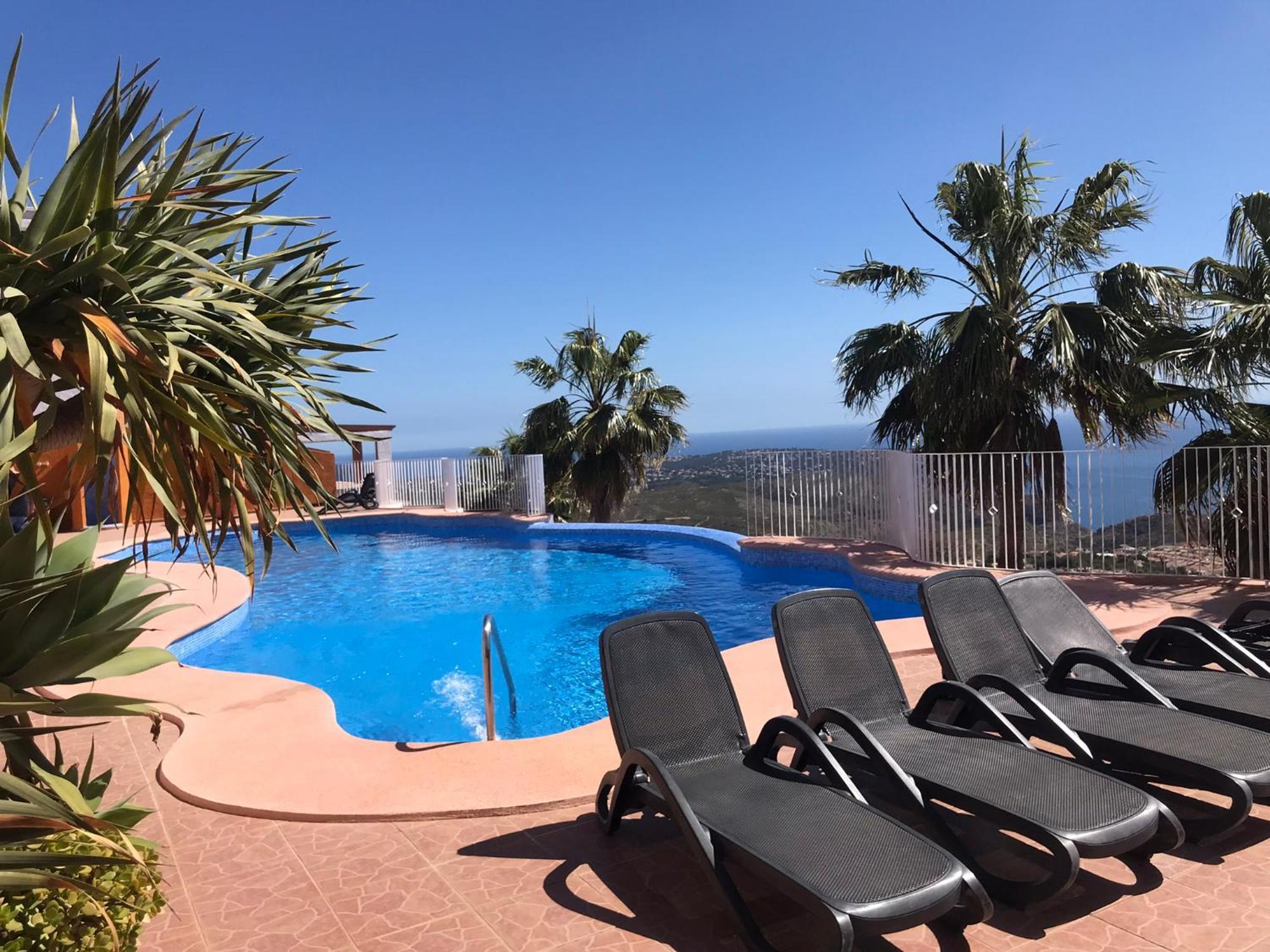Vista Superior Hola Zeezicht!! Apartment Cumbre del Sol Exterior foto